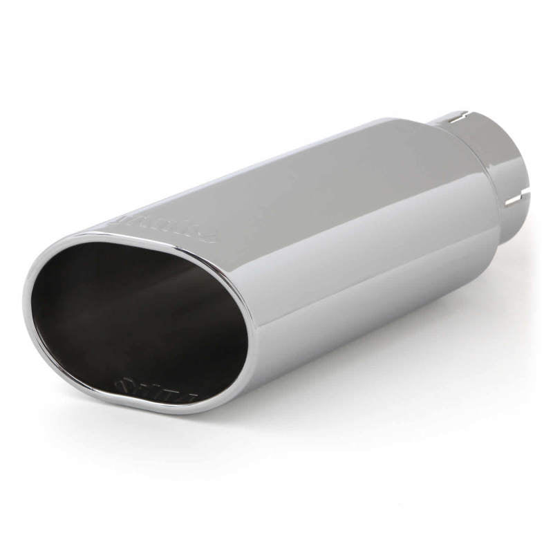 Banks Power Tailpipe Tip Kit - SS Obround Slash Cut - 3.5in Tube - 4.38in X 5.25in X 13.38in - DTX Performance