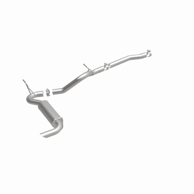 MagnaFlow 12-14 Jeep Wrangler 3.6L Single Straight Rear P/S Exit Stainless C/b Perf Exhaust-Comp - DTX Performance