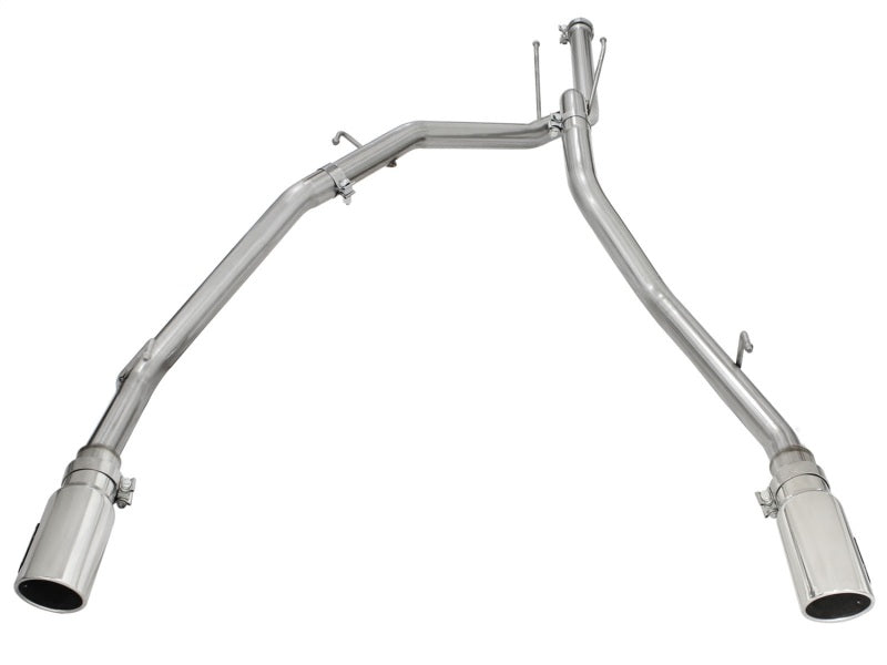 aFe MACHForce XP DPF-Back Exhaust 2.5in SS with Polished Tips 2014 Dodge Ram 1500 V6 3.0L EcoDiesel - DTX Performance