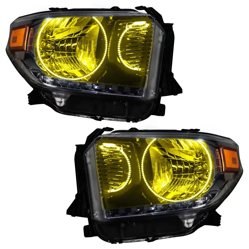 Oracle 14-17 Toyota Tundra SMD HL - Dual Halo Kit - ColorSHIFT w/ BC1 Controller - DTX Performance