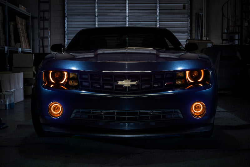 Oracle 10-13 Chevrolet Camaro LED Fog Halo Kit - Amber - DTX Performance