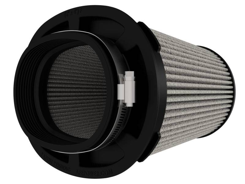 aFe MagnumFLOW Pro DRY S Air Filter (6 x 4)in F x (8-1/2 x 6-1/2)in B x (7-1/4 x 5)in T x 7-1/4in H - DTX Performance