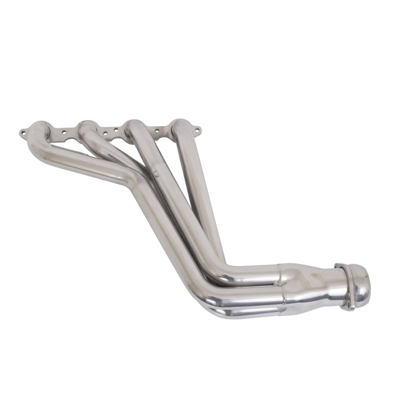 BBK 10-15 Camaro LS3 L99 Long Tube Exhaust Headers With Converters - 1-3/4 Silver Ceramic - DTX Performance