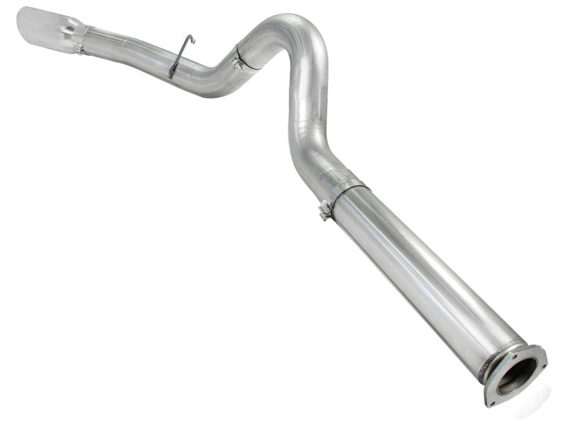 aFe Atlas 5in DPF-Back Aluminized Steel Exh Sys, Ford Diesel Trucks 11-14 v8-6.7L (td) Polished tip - DTX Performance