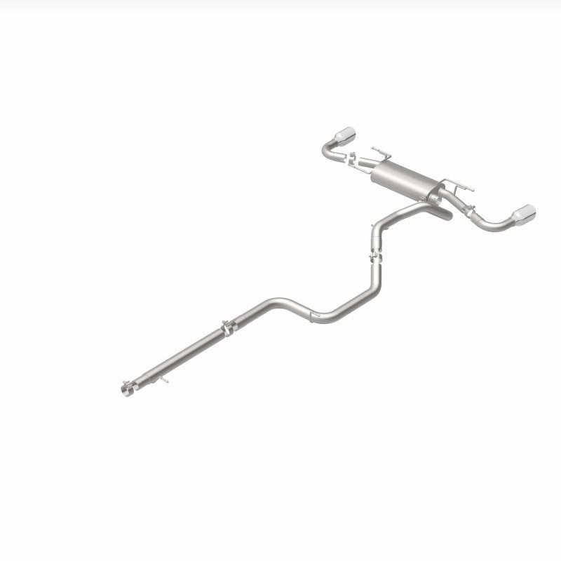 MagnaFlow 10-12 Mazda 3 L4 2.5L Hatchback Split Rear Exit Stainless Cat Back Performance Exhaust - DTX Performance