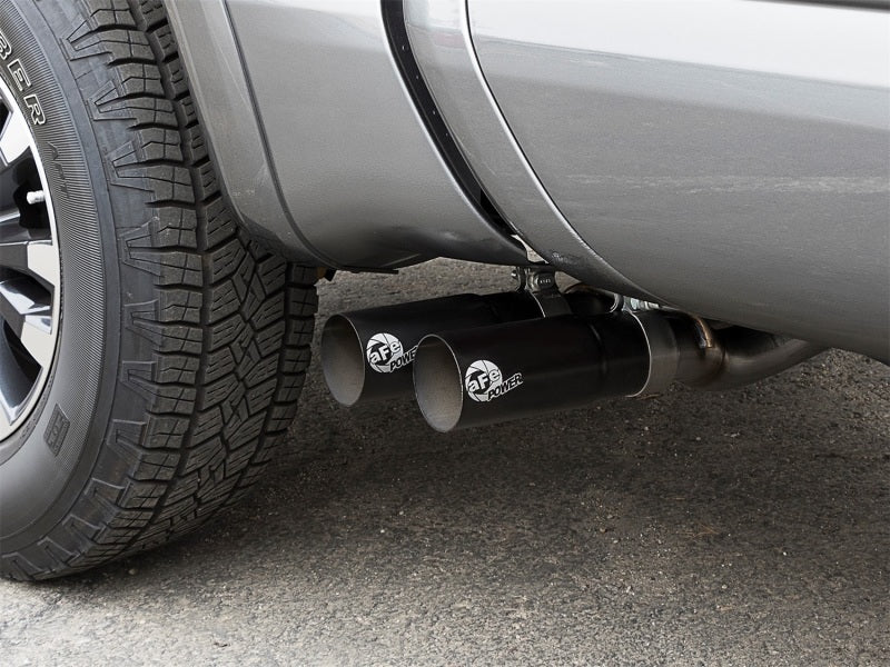 aFe POWER Rebel Series 2-1/2in 409 SS Cat Back Exhaust w/ Black Tips 16-17 Nissan Titan V8 5.6L - DTX Performance