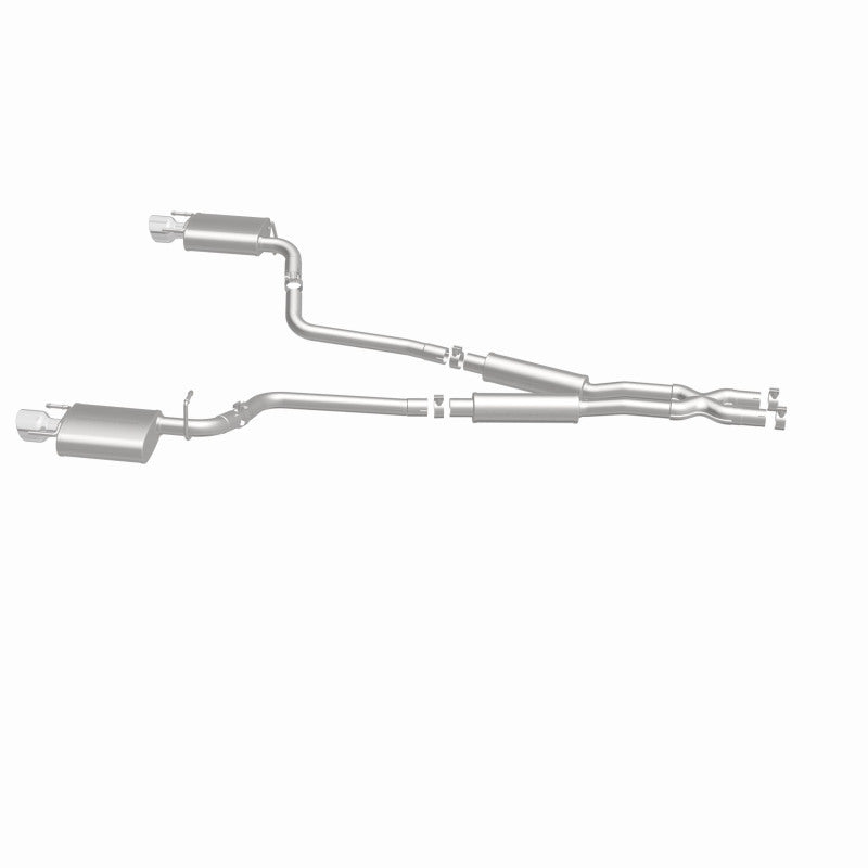 MagnaFlow 10-12 Cadillac CTS V6 3.0L (Exc AWD) Dual Split Rear Exit Stainless Cat Back Perf Exhaust - DTX Performance