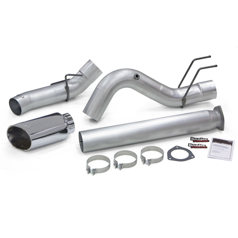 Banks Power 2017 Ford 6.7L 5in Monster Exhaust System - Single Exhaust w/ Chrome Tip - DTX Performance