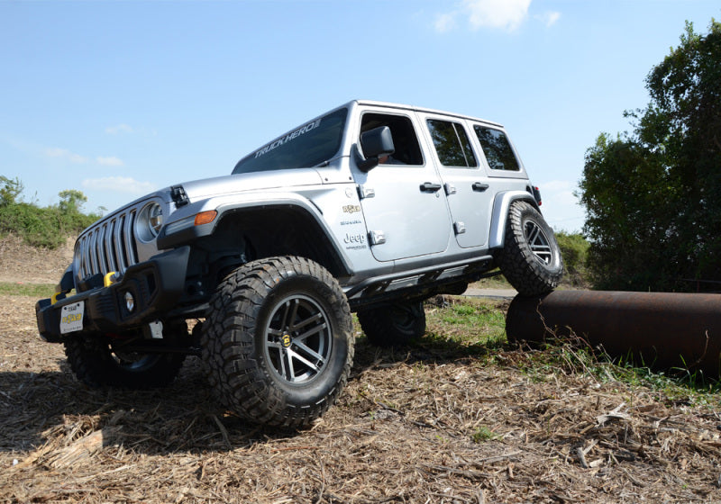 N-Fab Trail Slider Steps 18-20 Jeep Wrangler JL 4 Door SUV - SRW - Textured Black - DTX Performance