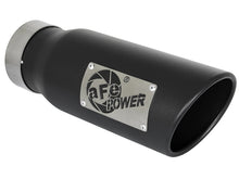 Load image into Gallery viewer, aFe MACH Force-Xp 409 Stainless Steel Exhaust Tip 3.5 In x 4.5in Out x 12in L Clamp-On - DTX Performance