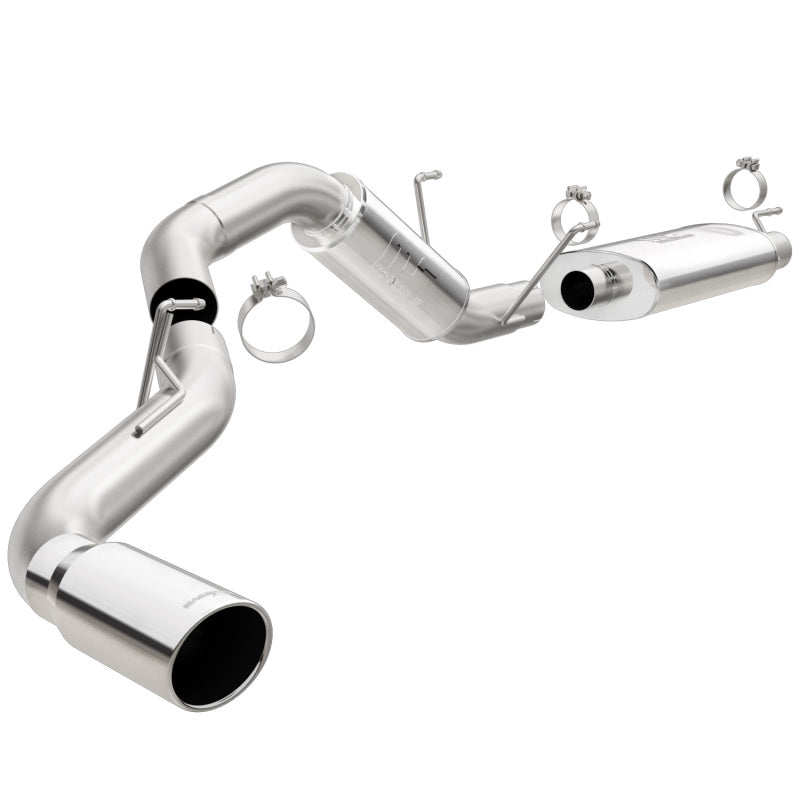 MagnaFlow Cat-Back, SS, 4in, Single Pass Side Rear Exit 5in Tip 14-15 Ram 2500 6.4L V8 CC LB/MC SB - DTX Performance