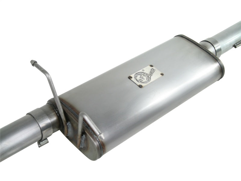 aFe MACHForce XP Exhaust Cat-Back 3in SS-409 w/ Polished Tip 97-03 Ford F-150 V8 4.6/5.4L - DTX Performance