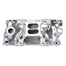 Load image into Gallery viewer, Edelbrock Polished S/B Chevy RPM Air-Gap Manifold - DTX Performance