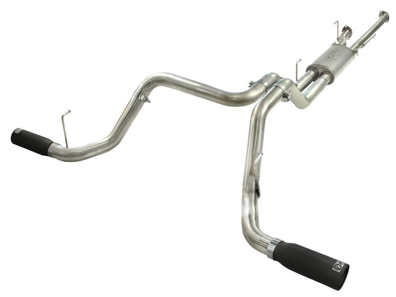 aFe MACHForce XP 2-1/2in to 3in 409 SS Cat-Back Exhaust w/ Black Tips 10-17 Toyota Tundra V8 5.7L - DTX Performance