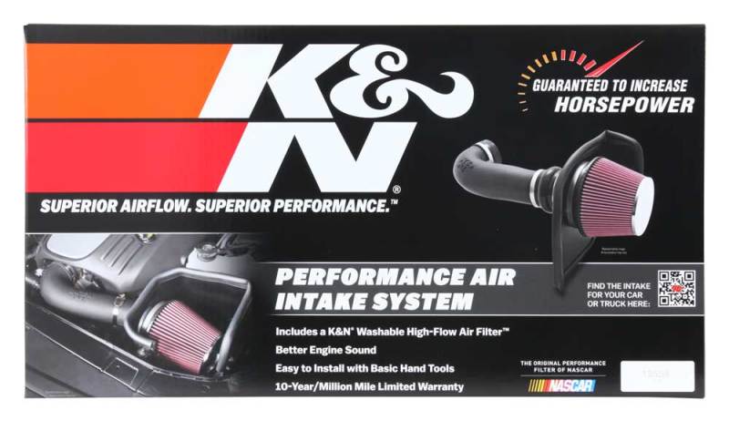 K&N 19-20 Jeep Cherokee L4-2.4L Performance Air Intake Kit - DTX Performance