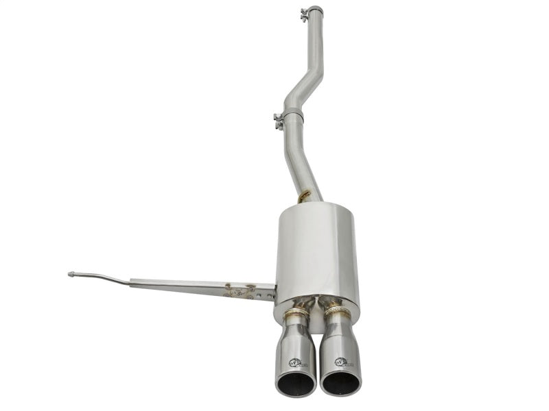 aFe MACHForce XP Exhausts Cat-Back SS-304 14-17 Mini Cooper S Hardtop 2-Door w/ Polished Tips - DTX Performance