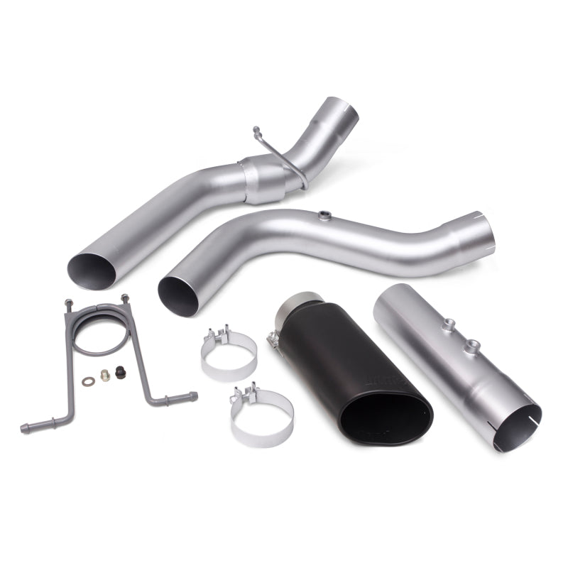 Banks Power 17+ GM Duramax L5P 2500/3500 Monster Exhaust System - SS Single Exhaust w/ Black Tip - DTX Performance