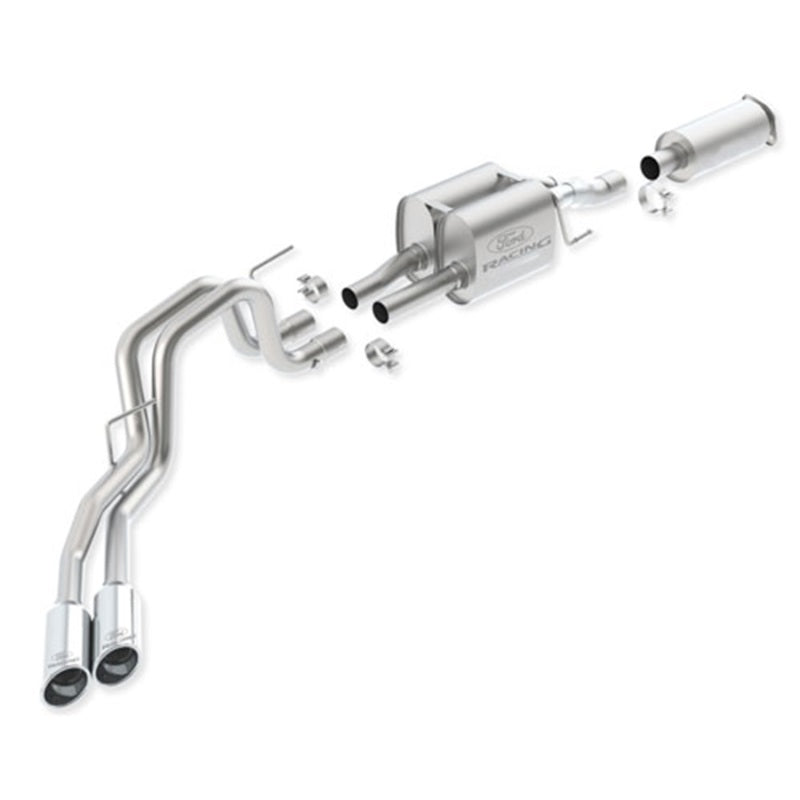 Ford Racing 2011-2014 F-150 SVT Raptor 6.2L Cat-Back Touring Exhaust System 145-inch WB - DTX Performance