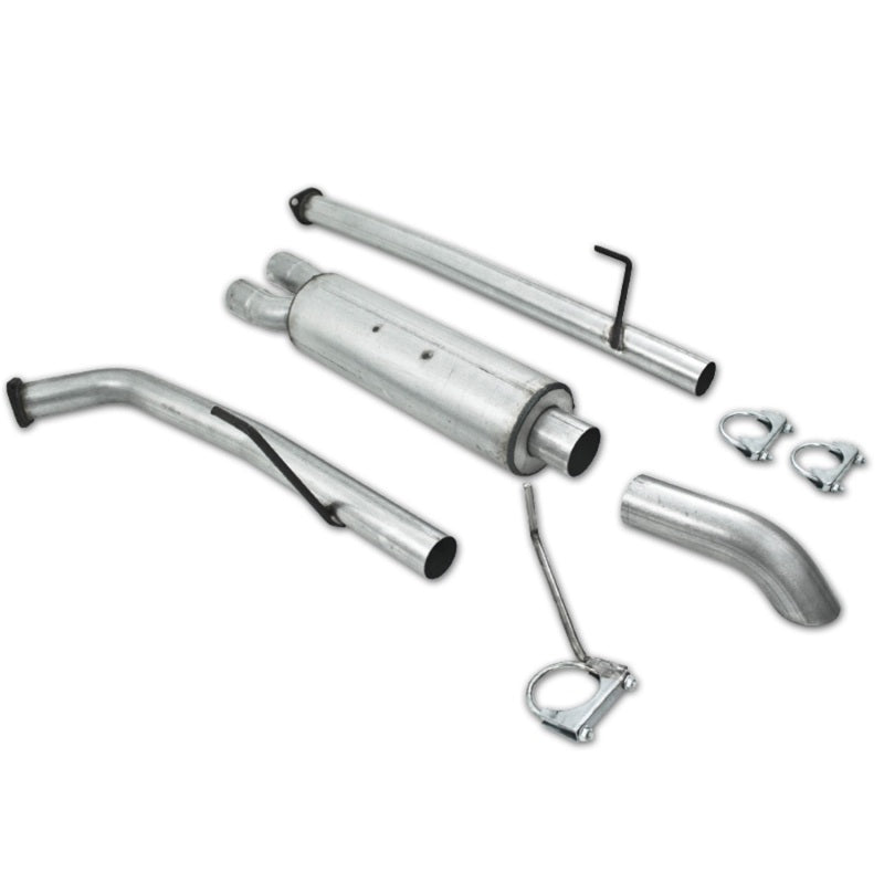 MBRP 07-08 Toyota Tundra Cat Back Turn Down Single Side Aluminized Exhaust - DTX Performance