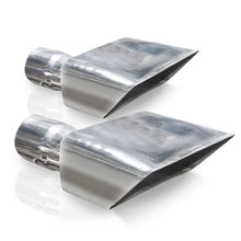 Load image into Gallery viewer, Stainless Works Hot Rod Box Exhaust Tips 2in Inlet - DTX Performance