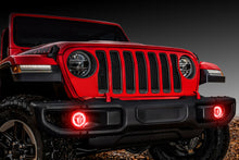 Load image into Gallery viewer, Oracle Jeep Wrangler JL/Gladiator JT LED Surface Mount Fog Light Halo Kit - Red - DTX Performance