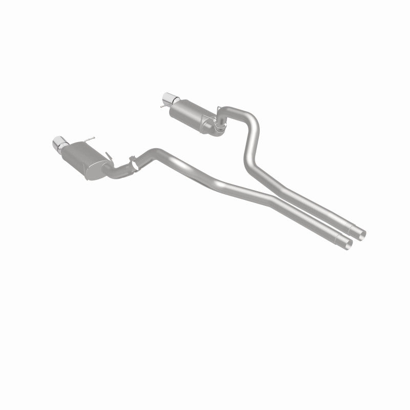 MagnaFlow 13 Ford Mustang Dual Split Rear Exit Stainless Cat Back Performance Exhaust (Street) - DTX Performance