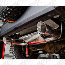 Load image into Gallery viewer, MBRP 07-14 Jeep Wrangler/Rubicon 3.6L/3.8L V6 Axle-Back Dual Rear Exit T409 Performance Exhuast Sys - DTX Performance