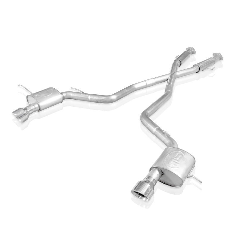 Stainless Works 2012-17 Jeep Grand Cherokee 6.4L Catback S-Tube Mufflers X-Pipe - DTX Performance