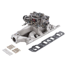 Load image into Gallery viewer, Edelbrock Manifold And Carb Kit Performer RPM Air-Gap Small Block Ford 289-302 Natural Finish - DTX Performance