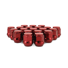 Load image into Gallery viewer, Mishimoto Steel Acorn Lug Nuts M12 x 1.5 - 20pc Set - Red - DTX Performance