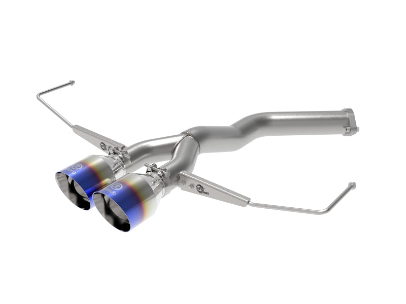 aFe Takeda 3in-2.5in 304 SS Axle-Back Exhaust w/Blue Flame Tip 19-20 Hyundai Veloster I4-1.6L(t) - DTX Performance