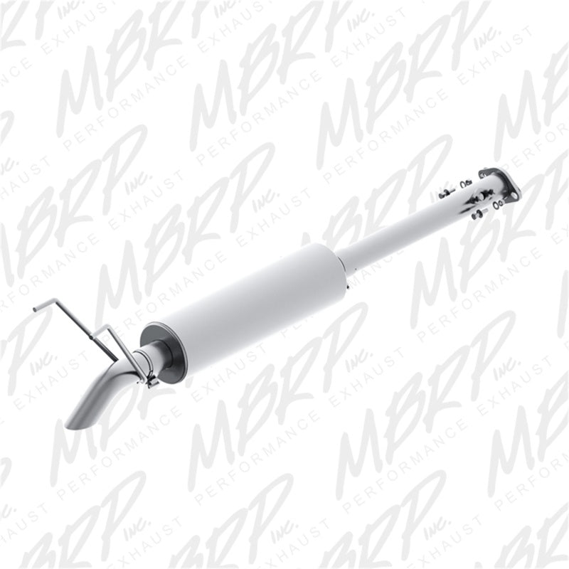 MBRP 01-05 Toyota Tacoma 2.4/2.7/3.4L 2.5in Cat Back Turn Down Style T409 Exhaust System - DTX Performance