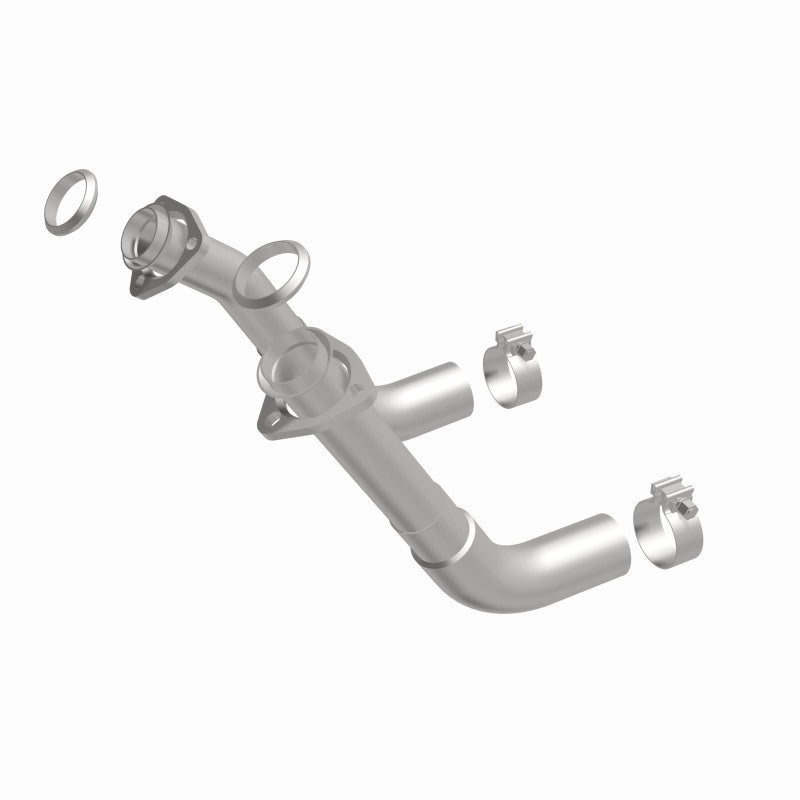 MagnaFlow 66-72 Chevy C10 Pickup V8 2-Piece Front Exhuast Pipe Kit (2in Tubing/Clamps/Inlet Flanges) - DTX Performance