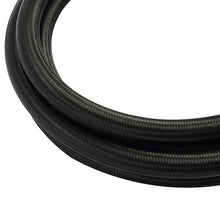 Load image into Gallery viewer, Mishimoto 6Ft Stainless Steel Braided Hose w/ -4AN Fittings - Black - DTX Performance