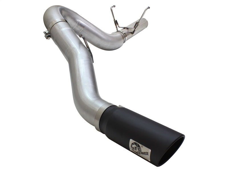 aFe MACHForce XP Exhaust Large Bore 5in DPF-Back Alu. 13-15 Dodge Trucks L6-6.7L (td) *Black Tip - DTX Performance