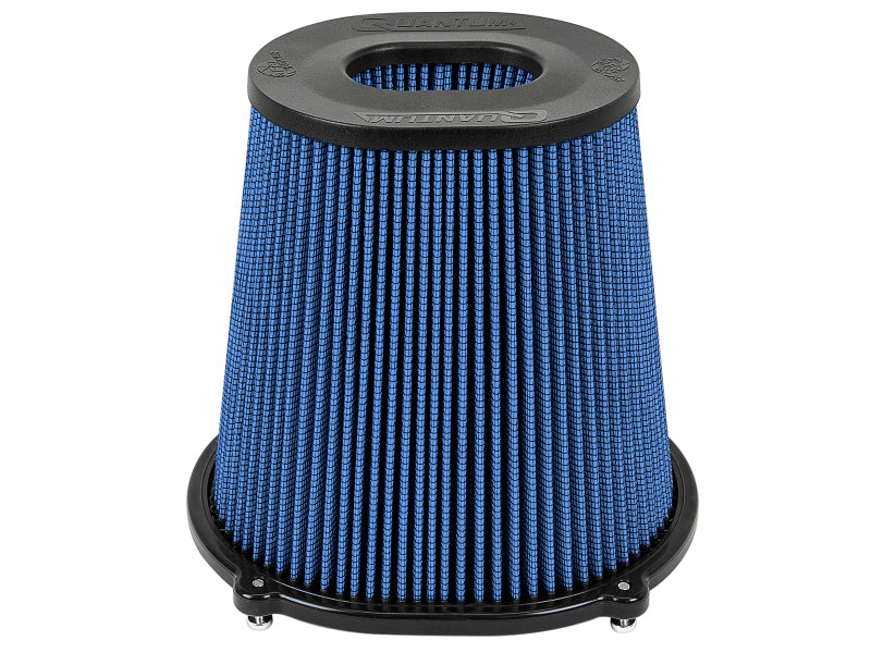 aFe Quantum Pro-5 R Air Filter Inverted Top - 5in Flange x 9in Height - Oiled P5R - DTX Performance