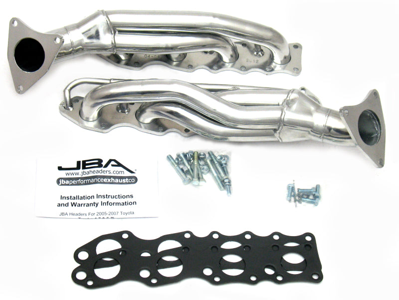 JBA 07-20 Toyota 5.7L V8 1-5/8in Primary Silver Ctd Cat4Ward Header - DTX Performance