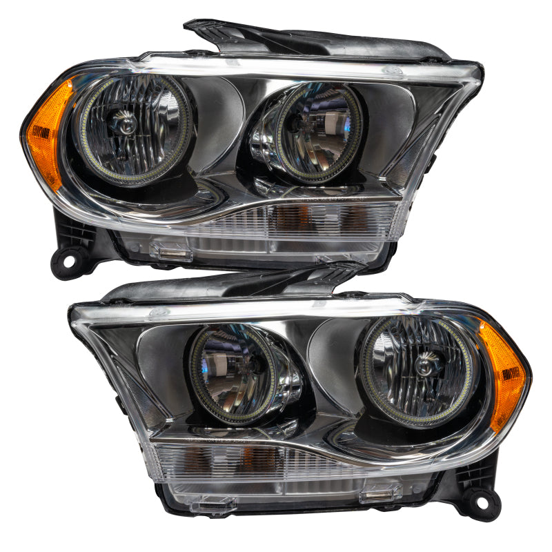 Oracle 11-13 Dodge Durango SMD HL Halogen - Chrome - ColorSHIFT w/ Simple Controller - DTX Performance