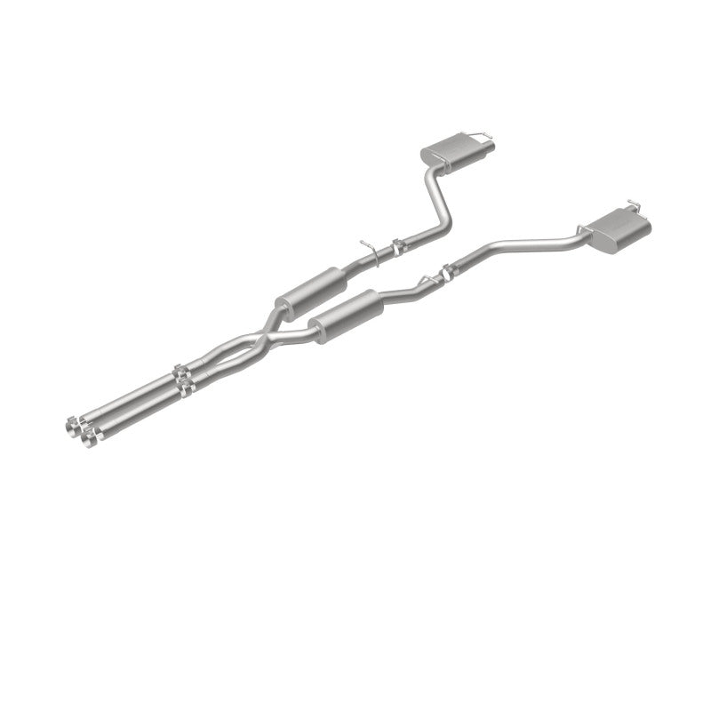 MagnaFlow Cat-Back SS 2.5in Dual Split Rear Exit (OEM Tips) 15-16 Dodge/Chrysler Charger/300 5.7L V8 - DTX Performance