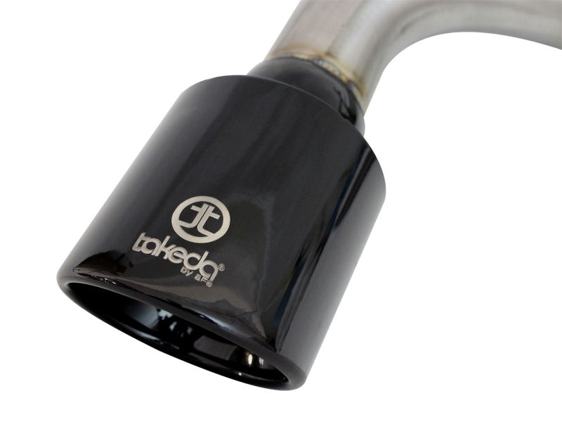 aFe Takeda 11-16 Scion TC 2.5L 2 1/4-2 1/2in Stainless Steel Axle-Back Exhaust w/Black Tip - DTX Performance