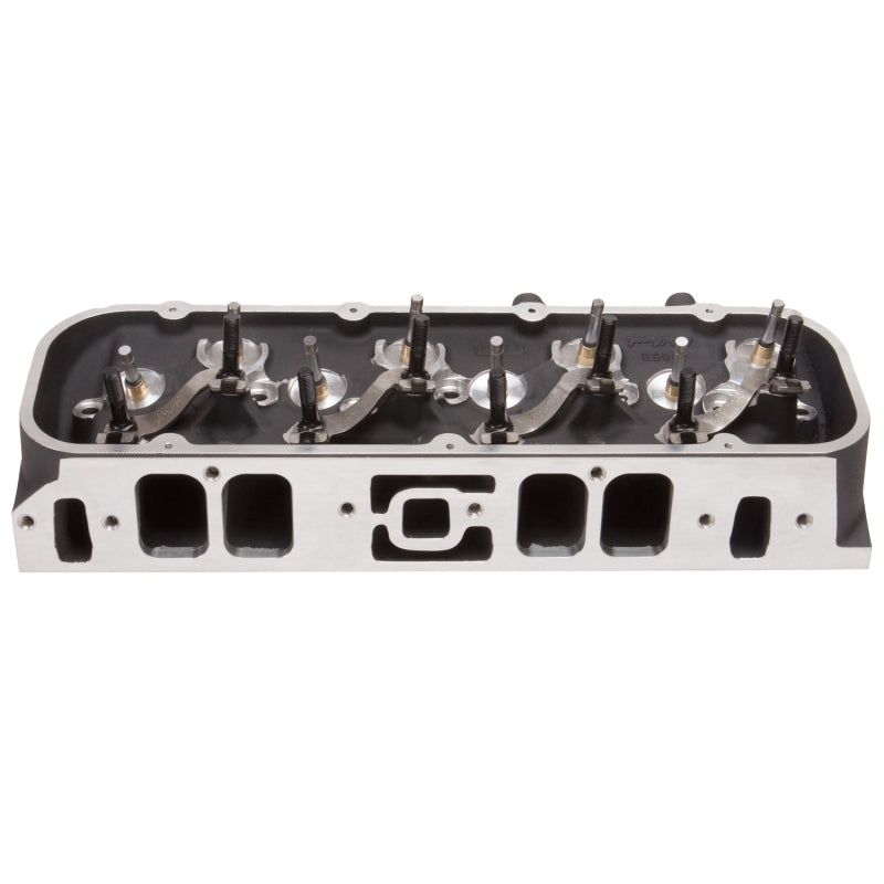 Edelbrock Single Marine BBC Rect Port Head w/ Valves - DTX Performance