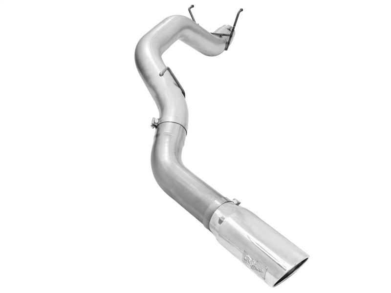 aFe Atlas 5in DPF-Back Aluminized Steel Exh Dodge RAM Diesel 13-14 6.7L (td) Mega Cab w/Polished Tip - DTX Performance