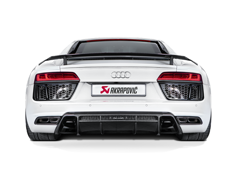 Akrapovic 16-17 Audi R8 5.2 FSI Coupe/Spyder Slip-On Line (Titanium) w/ Carbon Titanium Tips - DTX Performance