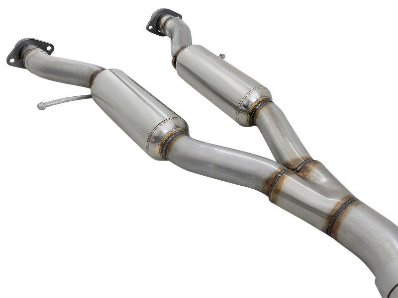 aFe Large Bore HD 3in 304 SS Cat-Back Exhaust w/ Black Tips 14-19 Jeep Grand Cherokee (WK2) V6-3.6L - DTX Performance