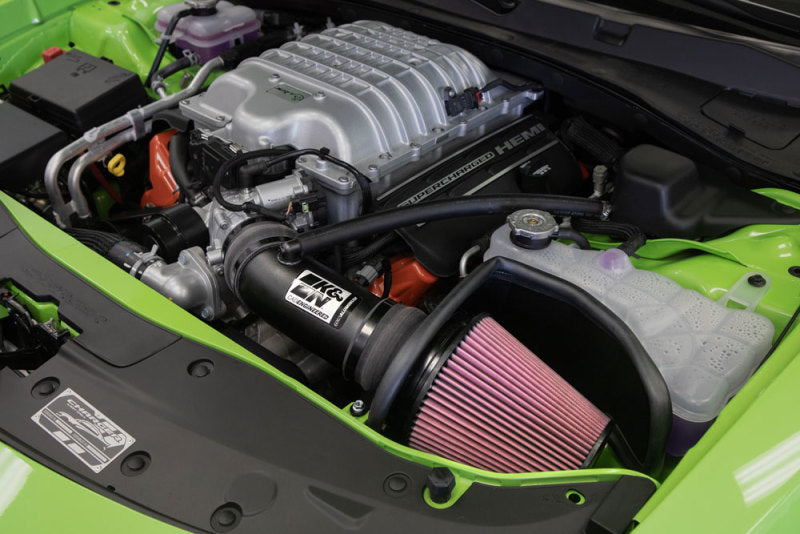 K&N 2017 Dodge Challenger Hellcat SC V8-6.2L F/l Typhoon Air Intake - DTX Performance