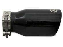 Load image into Gallery viewer, aFe MACH Force-Xp Universal 409 SS Single-Wall Clamp-On Exhaust Tip - Black - DTX Performance