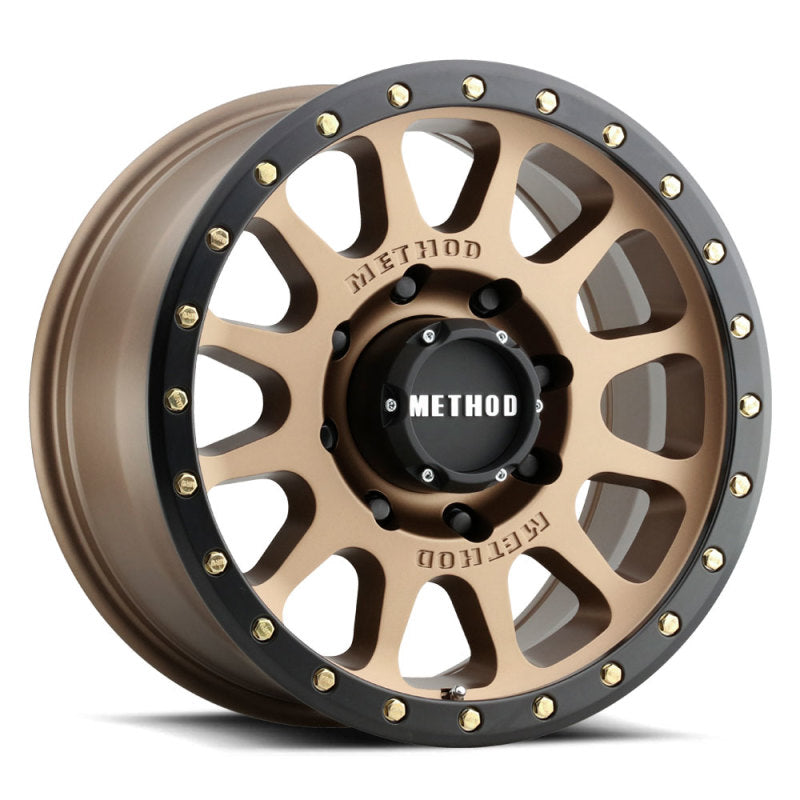 Method MR305 NV HD 18x9 +18mm Offset 8x170 130.81mm CB Method Bronze/Black Street Loc Wheel - DTX Performance