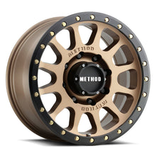 Load image into Gallery viewer, Method MR305 NV HD 18x9 +18mm Offset 8x6.5 130.81mm CB Method Bronze/Black Street Loc Wheel - DTX Performance