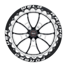 Load image into Gallery viewer, Weld S80 17x10 / 5x115 BP / 6.7in BS Black Wheel (High Pad) - Black Single Beadlock MT - DTX Performance