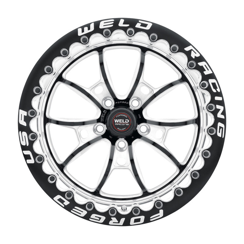 Weld S80 17x10 / 5x4.5 BP / 8.0in. BS (64mm Offset) Black Wheel 3.18 ID (Low Pad) - Single Beadlock - DTX Performance